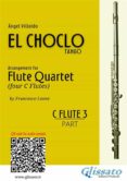 Libros de audio descargables gratis para ipad FLUTE 3 PART: EL CHOCLO FOR FLUTE QUARTET (Spanish Edition)