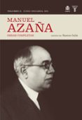 obras completras (tomo ii) junio de 1920 - abril de 1931-manuel azaña-9788430606986 obras completras (tomo ii) junio de 1920 - abril de 1931-manuel azaña-9788430606986