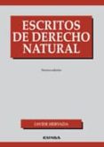 escritos de derecho natural (3ª edic)-javier hervada-9788431328986 escritos de derecho natural (3ª edic)-javier hervada-9788431328986