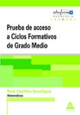 pruebas de acceso a ciclos formativos de grado medio. andalucia. parte cientifico-tecnologica. matematicas-9788467684186 pruebas de acceso a ciclos formativos de grado medio. andalucia. parte cientifico-tecnologica. matematicas-9788467684186
