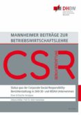 Descargar mp3 gratis ebooks STATUS QUO DER CORPORATE-SOCIAL-RESPONSIBILITY-BERICHTERSTATTUNG IN DAX-30- UND MDAX-UNTERNEHMEN