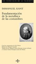 fundamentacion de la metafisica de las costumbres-immanuel kant-9788430943296 fundamentacion de la metafisica de las costumbres-immanuel kant-9788430943296