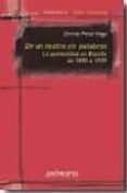 de un teatro sin palabras: la pantomima en españa de 1890 a 1939-emilio peral vega-9788476588796 de un teatro sin palabras: la pantomima en españa de 1890 a 1939-emilio peral vega-9788476588796