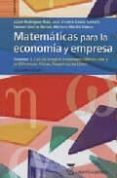 matematicas para la economia y empresa (vol. 3) calculo integral. ecuaciones diferenciales y en diferencias finitas. programacion lineal-9788496062696 matematicas para la economia y empresa (vol. 3) calculo integral. ecuaciones diferenciales y en diferencias finitas. programacion lineal-9788496062696