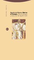 que es el tiempo-santo agustin de hipona-9788498792096 que es el tiempo-santo agustin de hipona-9788498792096