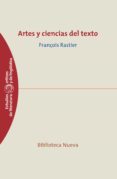 artes y ciencias del texto-françois rastier-9788499402796 artes y ciencias del texto-françois rastier-9788499402796