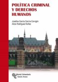 politica criminal y derechos humanos-josefina garcia garcia-cervigon-9788499612096 politica criminal y derechos humanos-josefina garcia garcia-cervigon-9788499612096