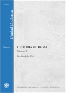 Portada de HISTORIA DE ROMA (VOL. II): UNIDAD DIDACTICA (44909UD21)