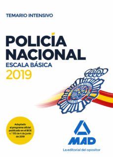 Textbooknova: POLICIA NACIONAL ESCALA BASICA. TEMARIO INTENSIVO