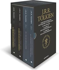 Portada de ESTUCHE TOLKIEN 2 (SILMARILLION, CUENTOS INCONCLUSOS, Hª TIERRA M EDIA 1 Y 2)