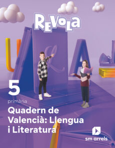 Portada de LLENGUA 5º EDUCACION PRIMARIA QUADERN PROJECTE REVUELA COMUNIDAD VALENCIANA ED 2022