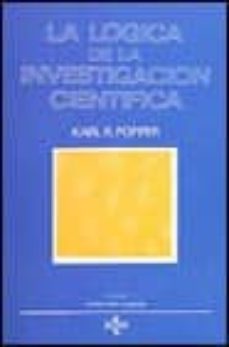 Portada de LA LOGICA DE LA INVESTIGACION CIENTIFICA