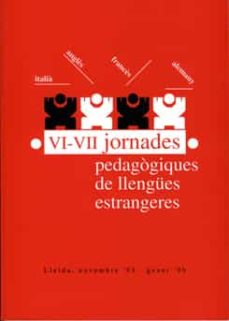 Portada de VI-VII JORNADES PEDAGOGIQUES DE LLENGUES ESTRANGERES.