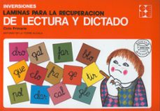 Portada de LAMINAS PARA LA RECUPERACION DE LECTURA Y DICTADO (CUADERNOS DE R ECUPERACION, 20)