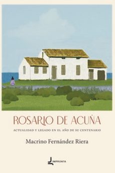 Ebooks descargar kostenlos ROSARIO DE ACUÑA de MACRINO FERNANDEZ RIERA (Spanish Edition) 