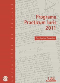 Portada de PROGRAMA PRACTICUM IURIS 2011