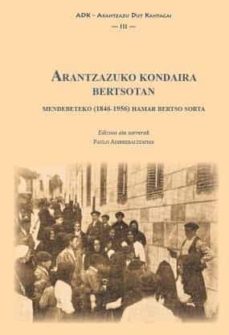 Portada de ARANTZAZUKO KONDAIRA BERTSOTAN