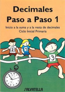 Portada de DECIMALES PASO A PASO 1 (CICLO INICIAL PRIMARIA)