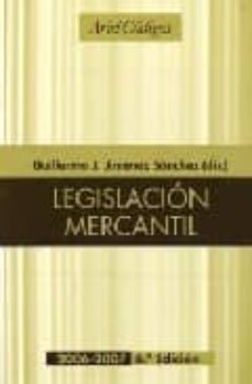 Portada de LEGISLACION MERCANTIL (6ª ED.)