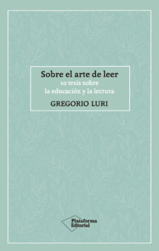 Portada de SOBRE EL ARTE DE LEER