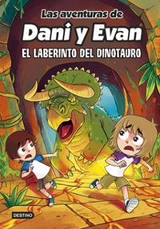 Portada de LAS AVENTURAS DE DANI Y EVAN 12. EL LABERINTO DEL DINOTAURO (EBOOK)