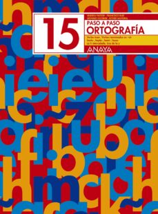 Portada de ORTOGRAFIA 15. PASO A PASO