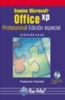 Portada de DOMINE MICROSOFT OFFICE XP PROFESSIONAL