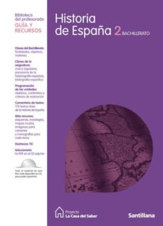 Portada de HISTORIA DE ESPAÑA 2 BACHILLERATO