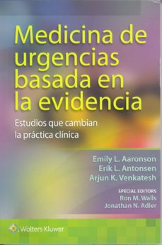 Descarga gratuita de libros electrónicos para dispositivos móviles. MEDICINA DE URGENCIAS BASADA EN LA EVIDENCIA (Literatura española) 9788416004836 