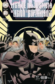 Portada de LIGA DE LA JUSTICIA CONTRA LA LEGION DE SUPERHEROES Nº 3 DE 6