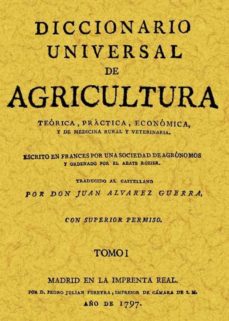 Portada de DICCIONARIO UNIVERSAL DE AGRICULTURA (TOMO 16)