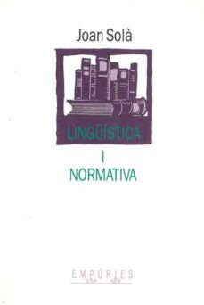 Portada de LINGUISTICA I NORMATIVA
