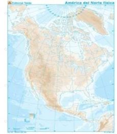 Portada de MAPA MUDO AMERICA NORTE FISICO