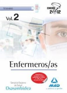 Portada de ENFERMEROS/AS DEL SERVICIO NAVARRO DE SALUD-OSASUNBIDEA. TEMARIO VOLUMEN II
