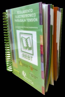 Portada de REGLAMENTO ELECTROTECNICO PARA BAJA TENSION ACTUALIZADO POR PLC MADRID 3º EDICION (REBT)