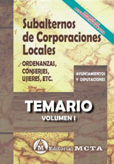 Descargas de audiolibros gratuitas para kindle SUBALTERNOS DE CORPORACIONES LOCALES TEMARIO (VOL. I): TEMARIO de MANUEL SEGURA RUIZ (Literatura española) 9788482196756