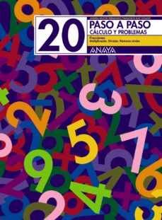 Portada de PASO A PASO 20. CALCULO Y PROBLEMAS: FRACCIONES