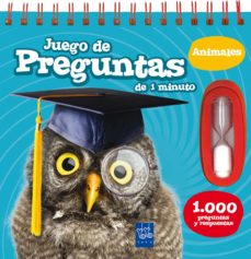 Portada de JUEGO DE PREGUNTAS DE 1 MINUTO: 1000 PREGUNTAS Y RESPUESTAS DE ANIMALES