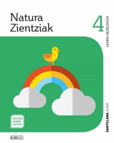 Portada de 4LEH NATURA ZIENTZIAK 4º PRIMARIA SABER HACER CONTIGO