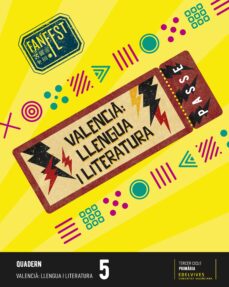 Descarga archivos  de libros gratis. VALENCIÀ: LLENGUA I LITERATURA 5º PRIMÀRIA. QUADERN PROYECTO FANFEST COMUNIDAD VALENCIANA ED 2022
         (edición en valenciano) (Spanish Edition)  de  9788414039366