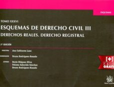 Portada de ESQUEMAS DE DERECHO CIVIL III (2ª ED.): DERECHOS REALES, DERECHO REGISTRAL