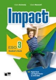 Portada de IMPACT 3º ESO STUDENT S BOOK+DVD-ROM AND