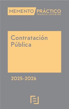 Portada de MEMENTO CONTRATACION PUBLICA 2025-2026
