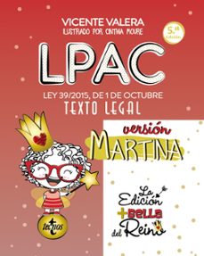 Portada de LPAC VERSION MARTINA (5ª ED.)
