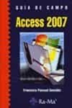 Portada de GUIA DE CAMPO ACCESS 2007