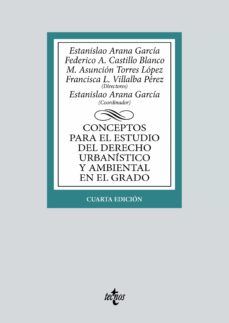 Portada de CONCEPTOS PARA EL ESTUDIO DEL DERECHO URBANISTICO Y AMBIENTAL EN EL GRADO (EBOOK)