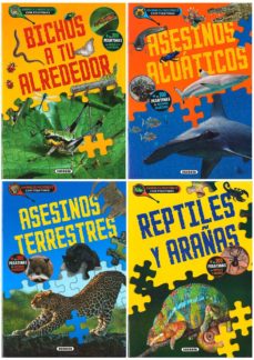 Portada de ANIMALES INCREIBLES CON PEGATINAS (4 TITULOS).