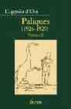 Portada de PALIQUES (1926-1929) (VOL. II)