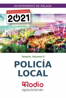 Portada de POLICIA LOCAL. AYUNTAMIENTO DE MALAGA. TEMARIO. VOLUMEN 2