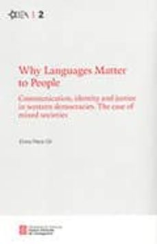Portada de WHY LANGUAGES MATTER TO PEOPLE                                                  COMMUNICATION,